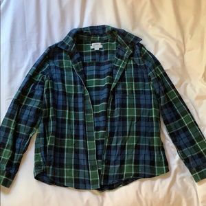 L.L. Bean relaxed fit cotton flannel